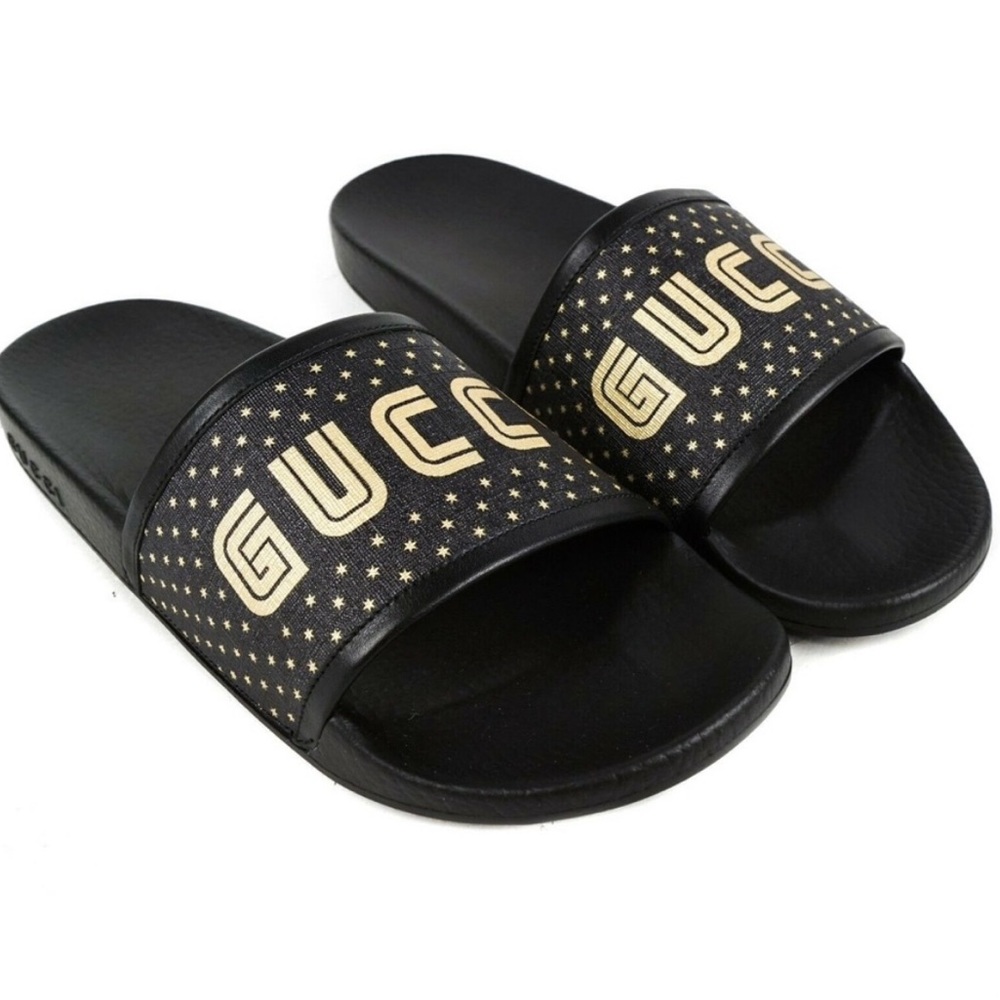 Gucci black slides